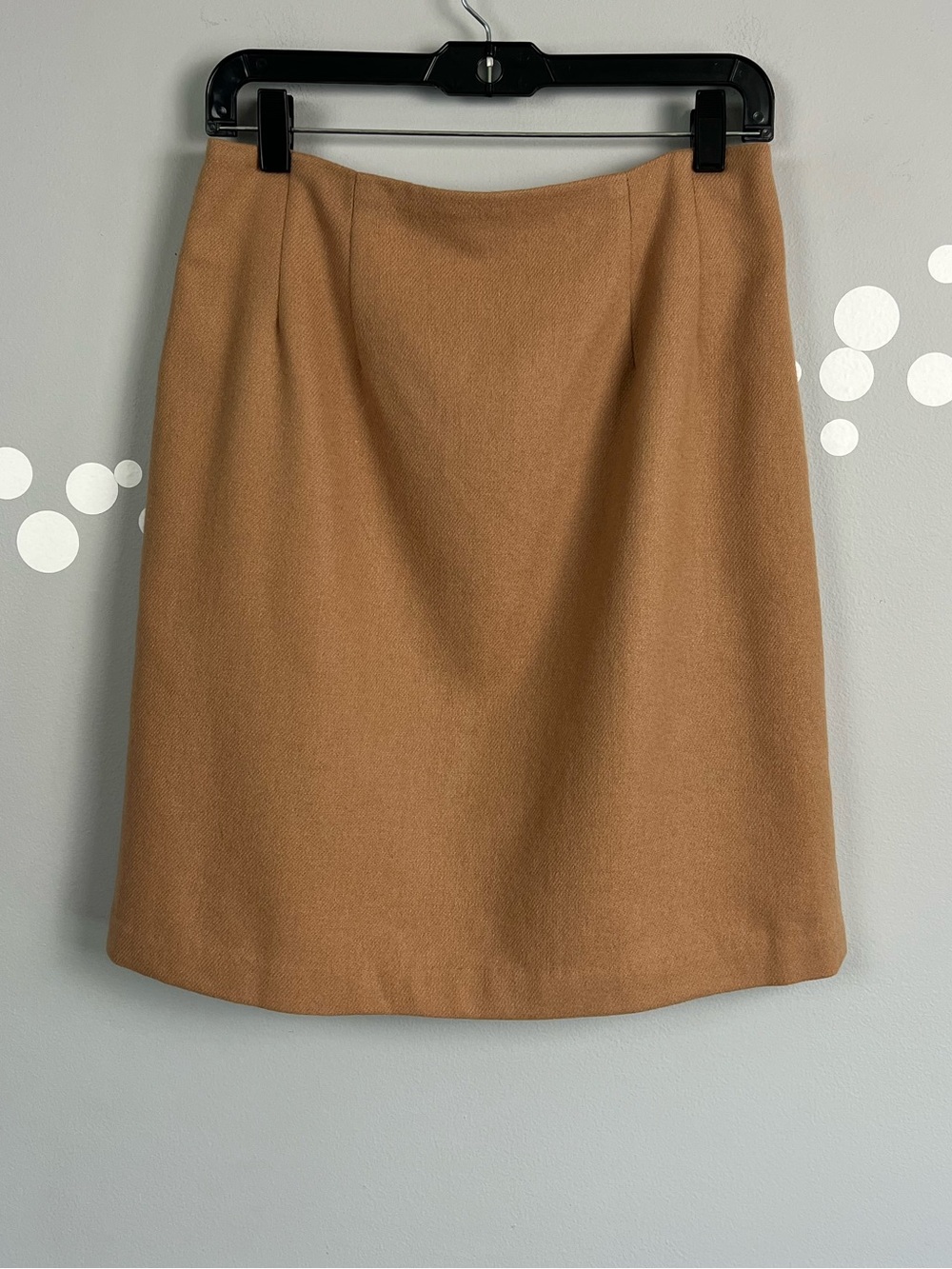 J.G. Hook Camel Wool Pencil Skirt Size 12P